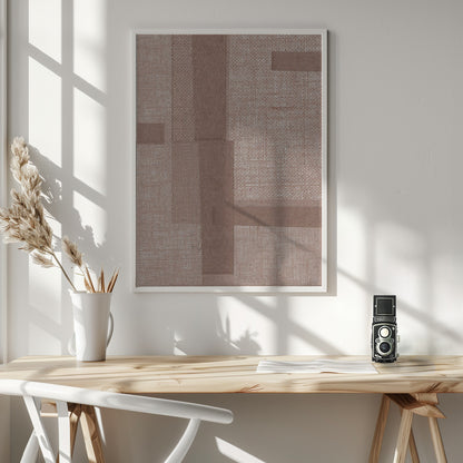 Fabric Pattern Collage No.5 - Poster / Art Print - interiör