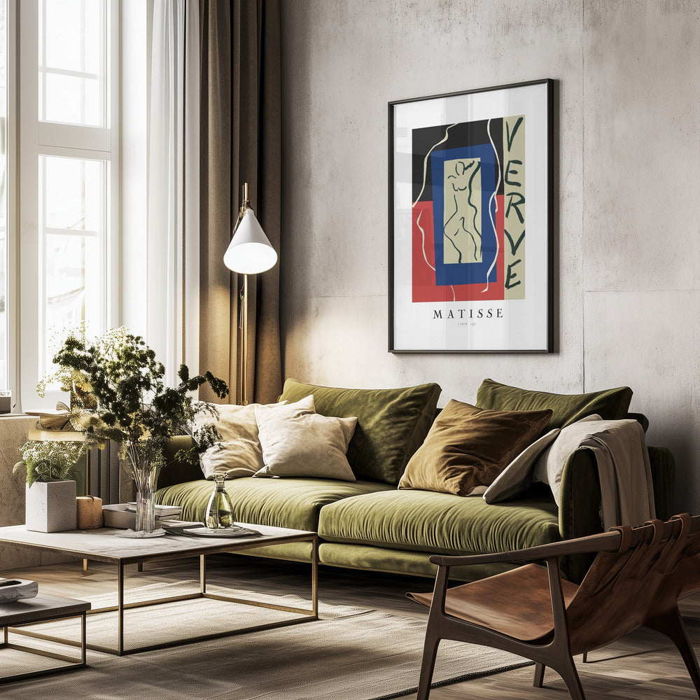 Verve 1937 Boarder - Poster / Art Print - interiör