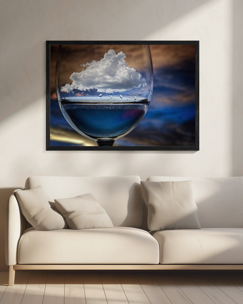Cloud in a glass - Poster / Art Print - interiör