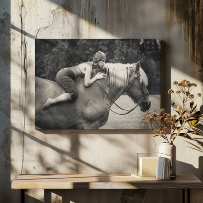 Off to the Races - Poster / Art Print - interiör