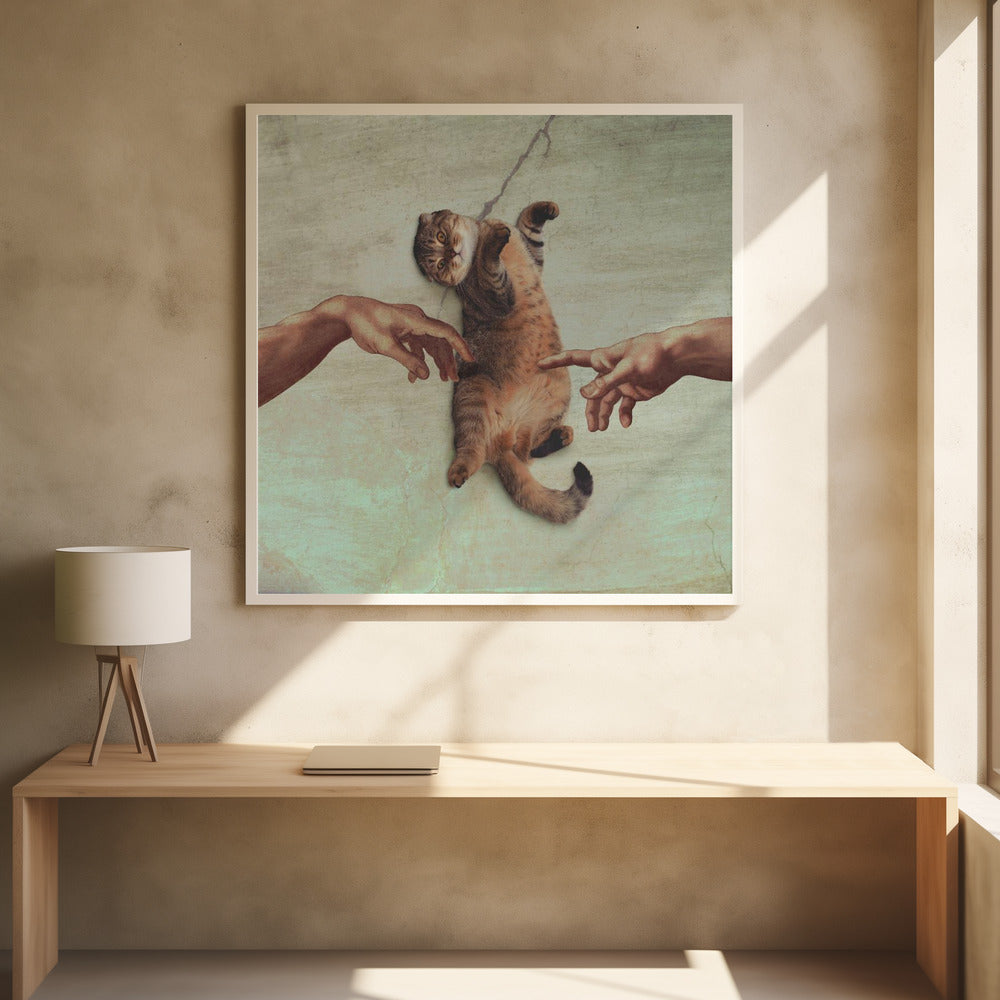 Touch of the Kitty - Poster / Art Print - interiör