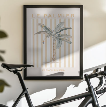 Riviera Plam Tree - Poster / Art Print - interiör