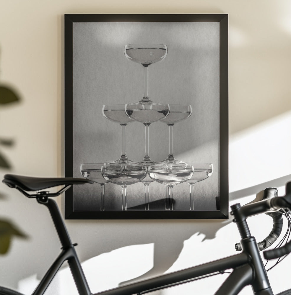 Champagne tower_9 - Poster / Art Print - interiör