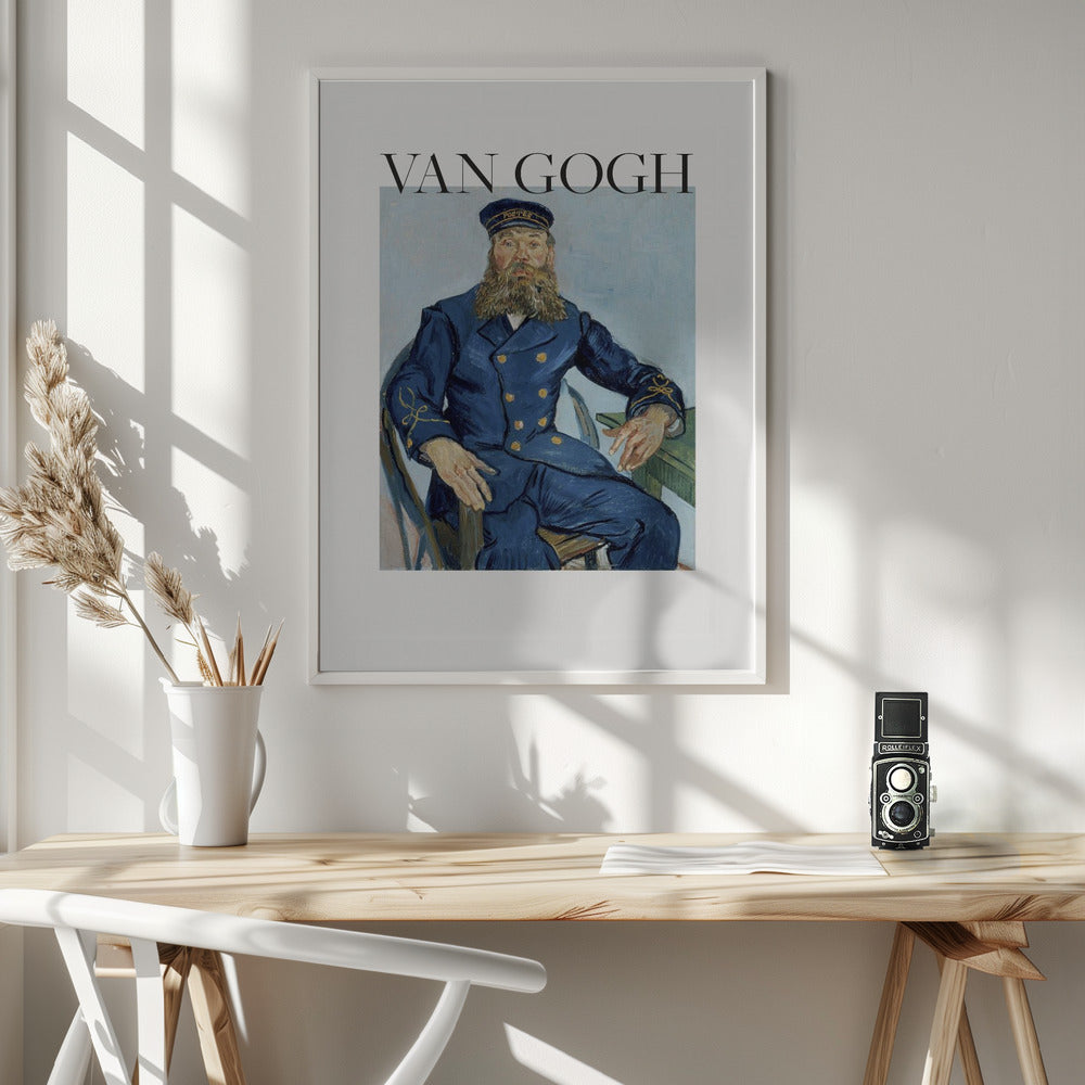 Portrait of the Postman Joseph Roulin (1888) - Poster / Art Print - interiör