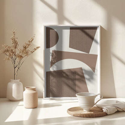 Modern Abstract Shape 02 - Poster / Art Print - interiör
