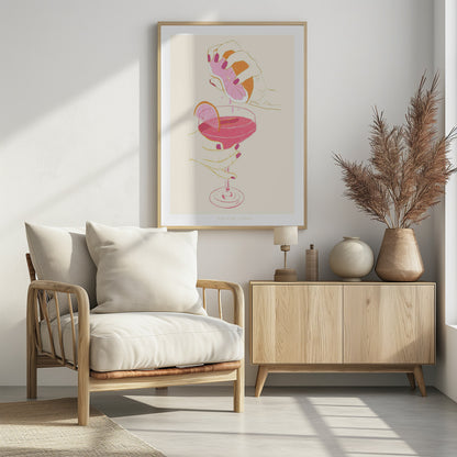 Jlr Cocktail - Poster / Art Print - interiör