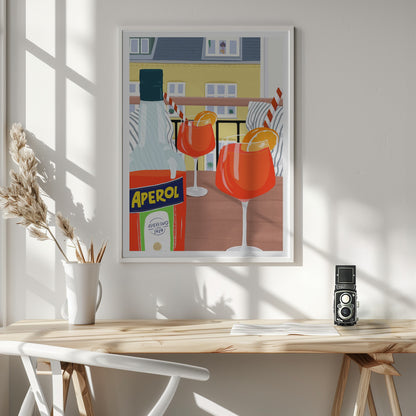 Balcony Hygge - Poster / Art Print - interiör