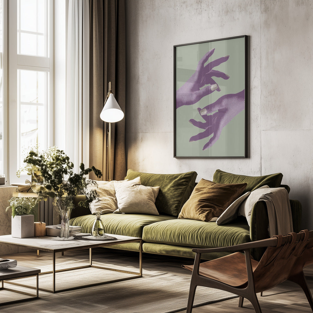 Reaching No 01 - Poster / Art Print - interiör