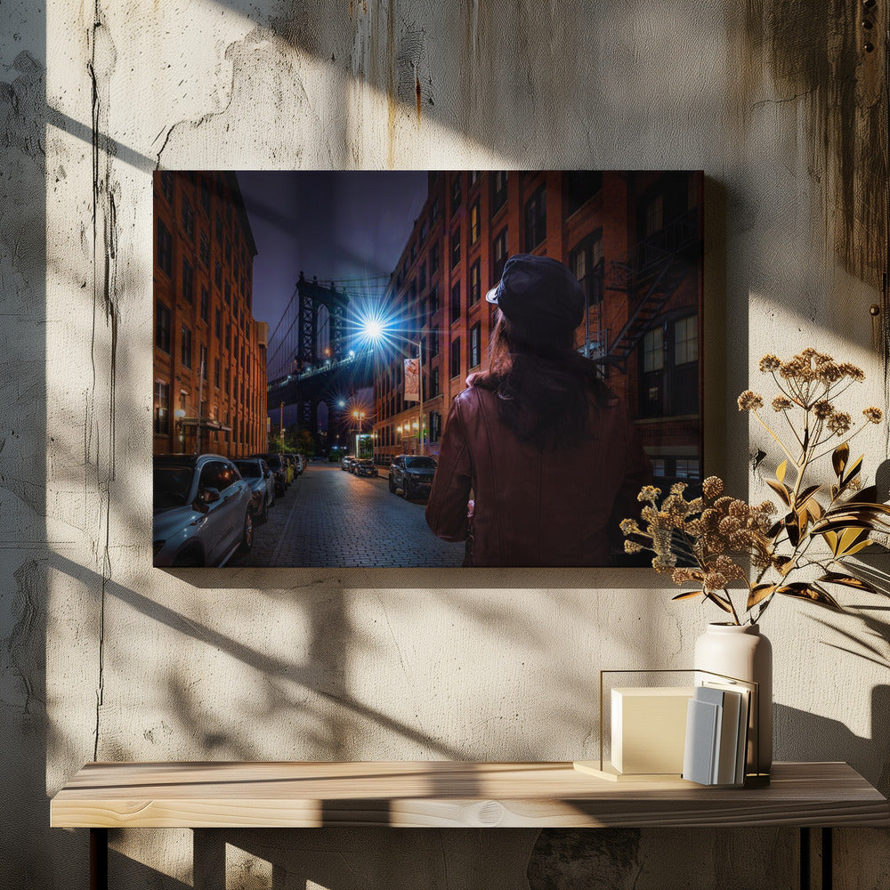 Manhattan bridge - Poster / Art Print - interiör