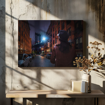 Manhattan bridge - Poster / Art Print - interiör