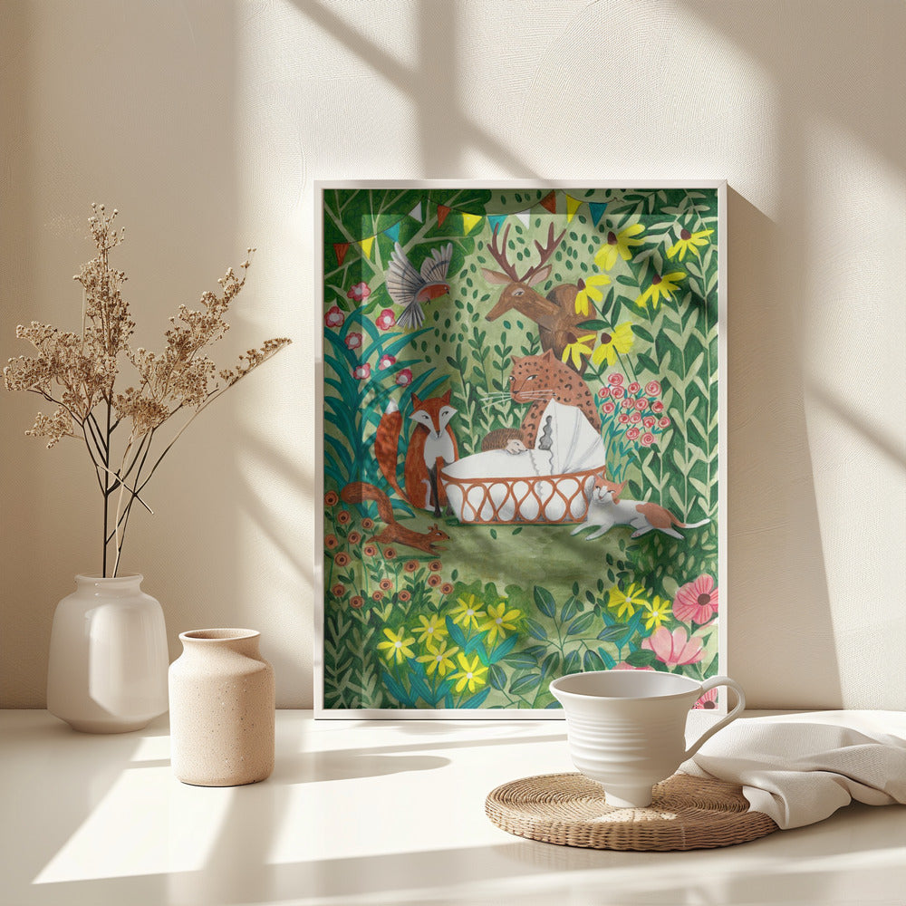 Welcome to the forest - Poster / Art Print - interiör