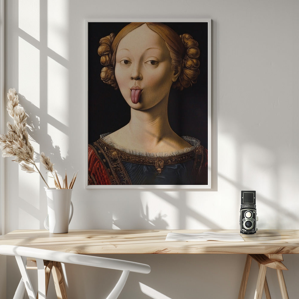 Insolent Lady - Poster / Art Print - interiör