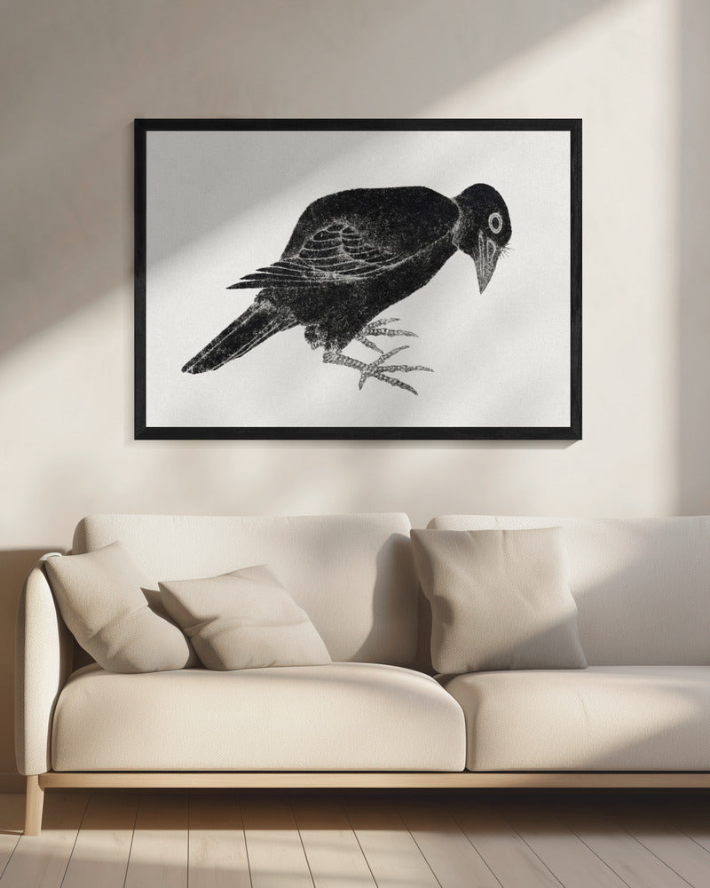 Bird, From Album of Sketches (1814) Vintage Japanese Woodblock Prints - Poster / Art Print - interiör