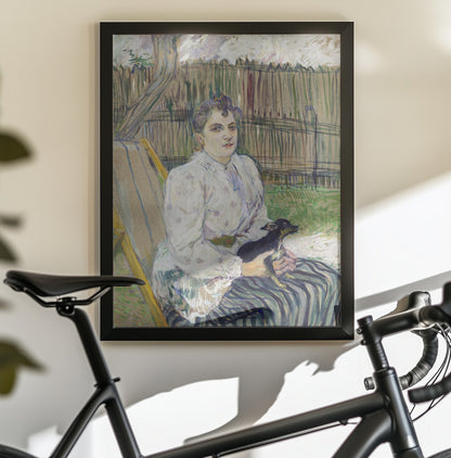 Lady With a Dog (1891) - Poster / Art Print - interiör