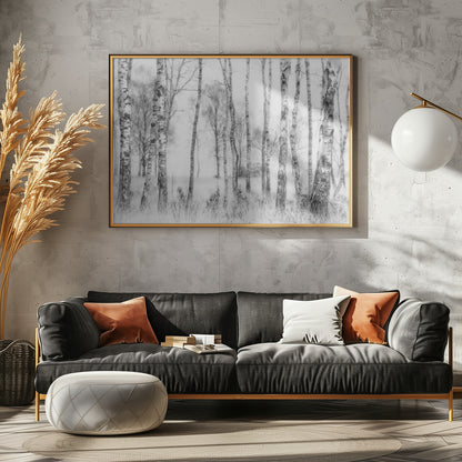 Black and white - Poster / Art Print - interiör
