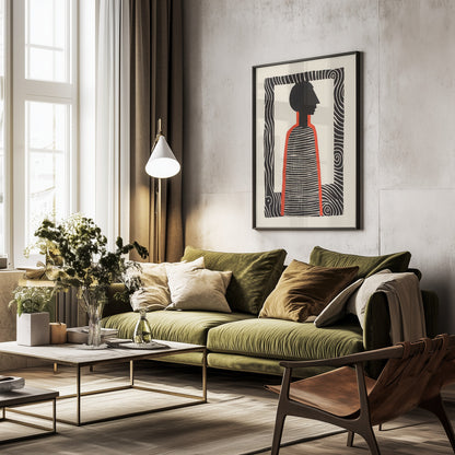 Contrast In Solitude - Poster / Art Print - interiör