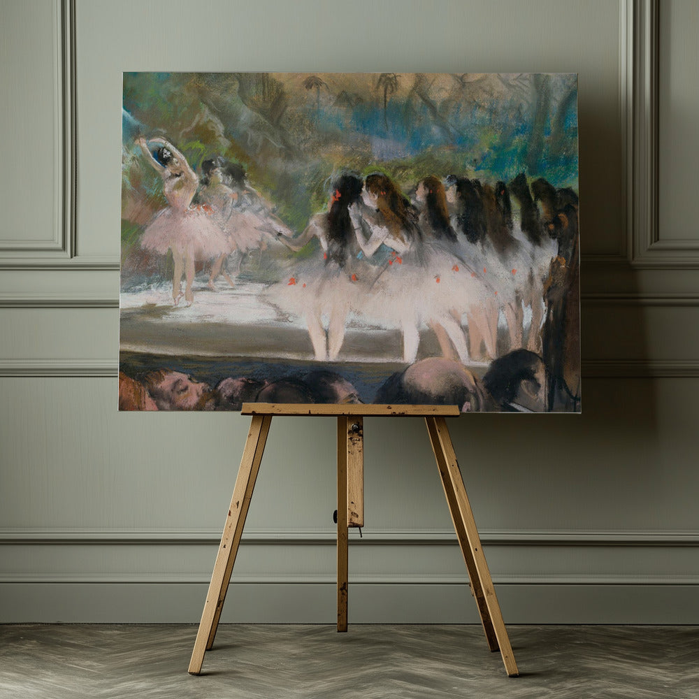 Ballet At the Paris Opéra - Poster / Art Print - interiör