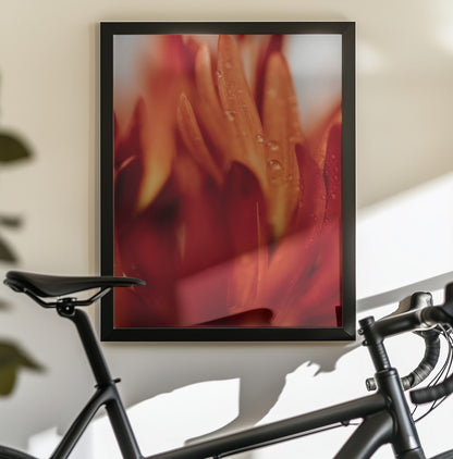 Red Flowers 03 - Poster / Art Print - interiör