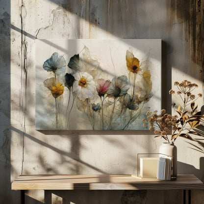 Dry Flower Bouquet - Poster / Art Print - interiör