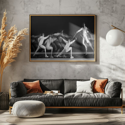 Fencing #1 - Poster / Art Print - interiör