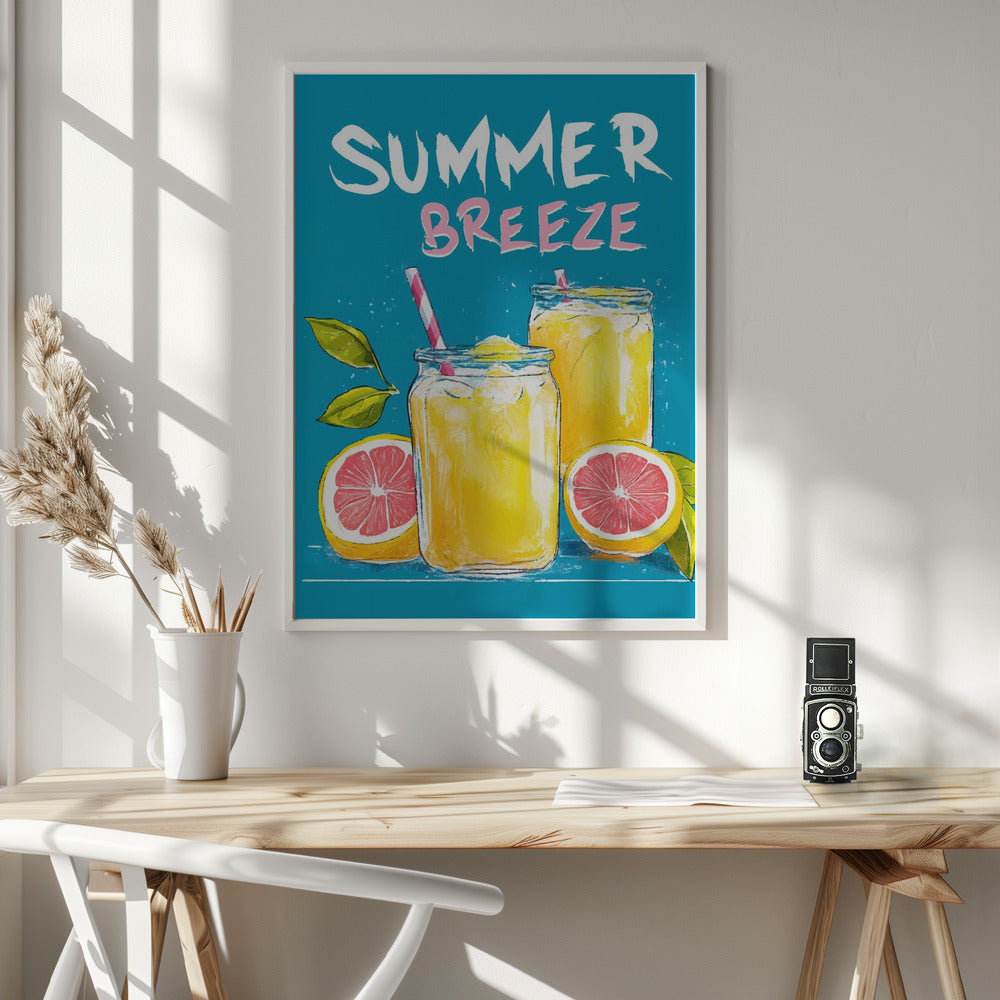Summer Breeze - Poster / Art Print - interiör