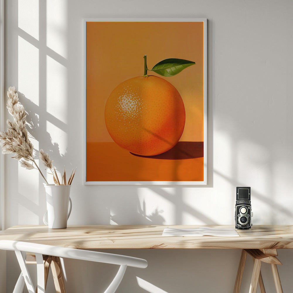 Orange - Poster / Art Print - interiör