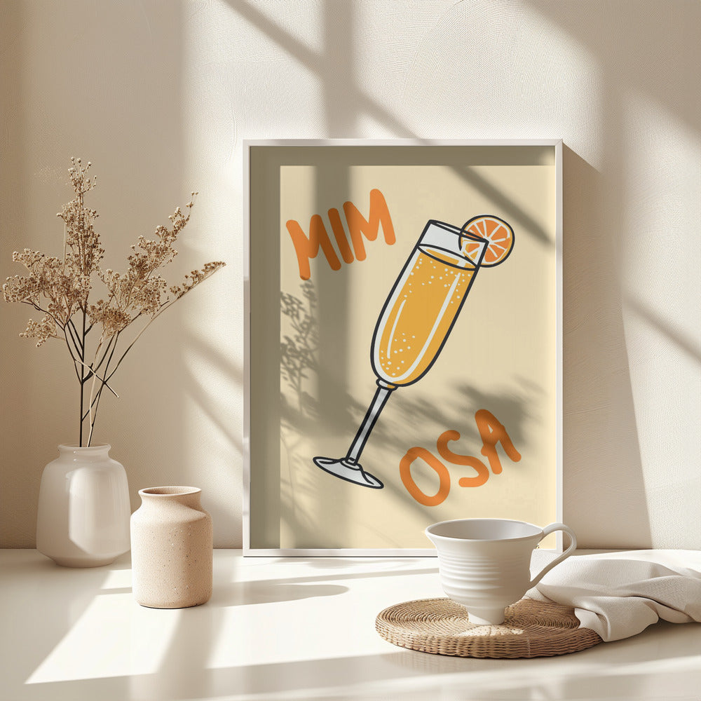 Mimosa No 4 1 - Poster / Art Print - interiör