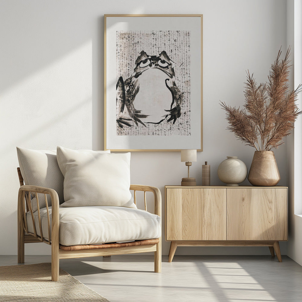 Japanese Frog (late 18th 19th Century) - Poster / Art Print - interiör