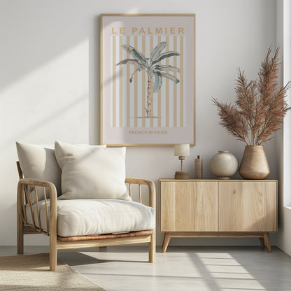 Riviera Plam Tree - Poster / Art Print - interiör