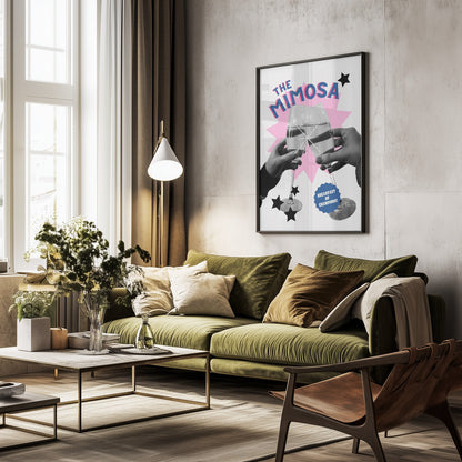 The mimosa - Poster / Art Print - interiör