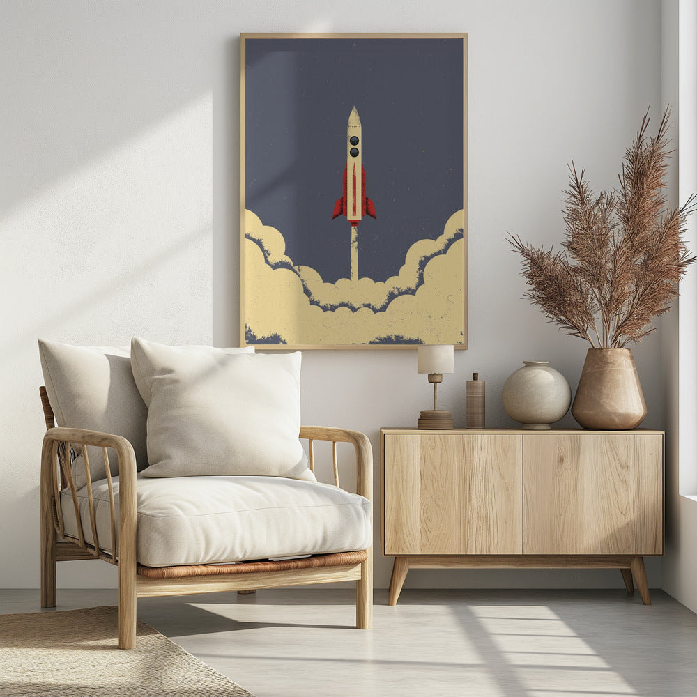 Rocket - Poster / Art Print - interiör