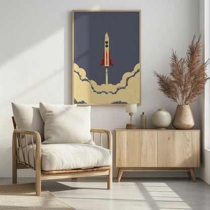 Rocket - Poster / Art Print - interiör