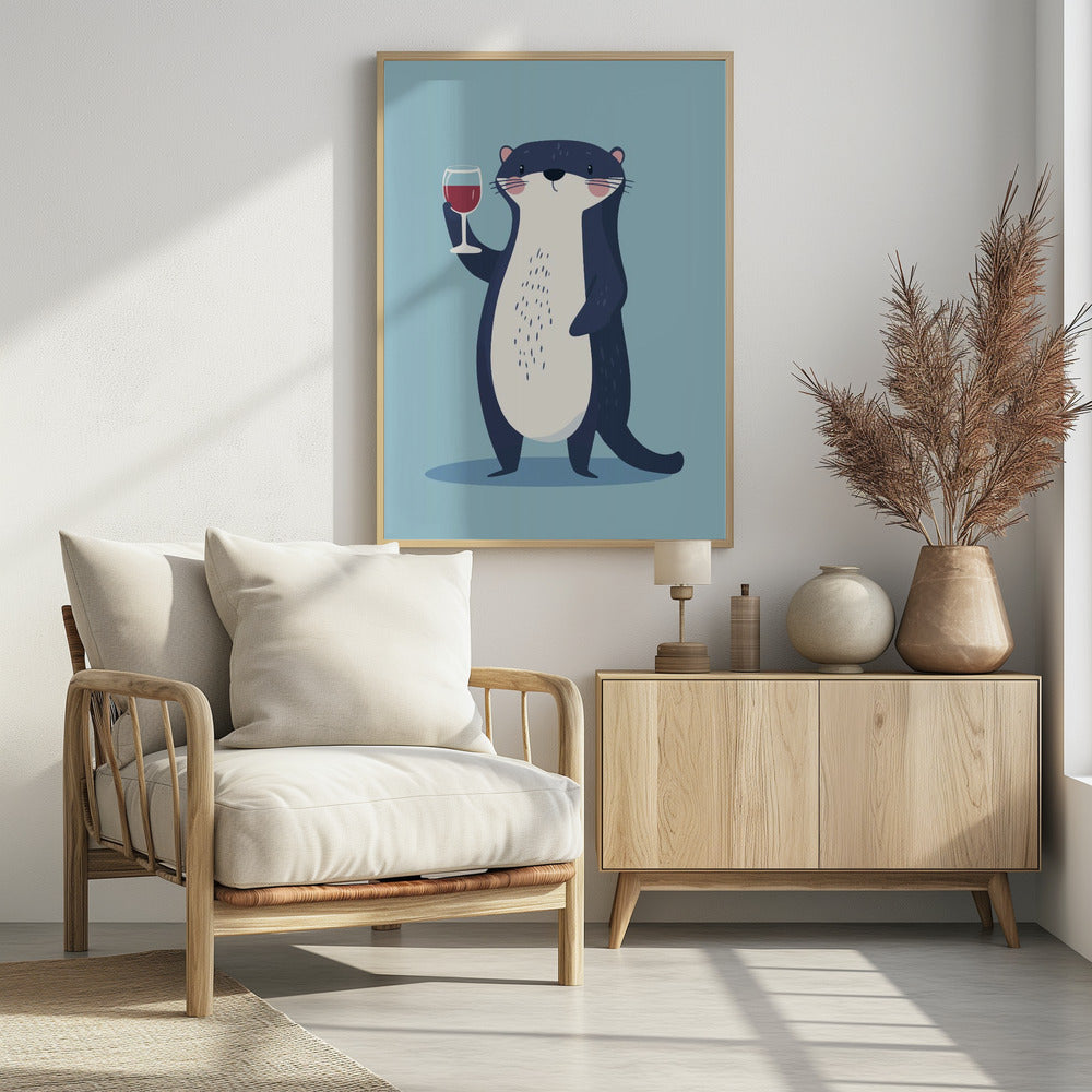 Cute Cartoon Cheers No 2 - Poster / Art Print - interiör