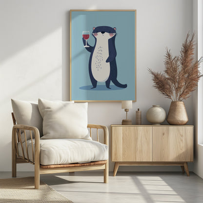 Cute Cartoon Cheers No 2 - Poster / Art Print - interiör