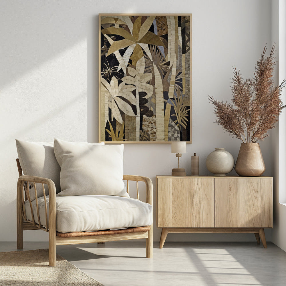 Bamboo Jungle - Poster / Art Print - interiör
