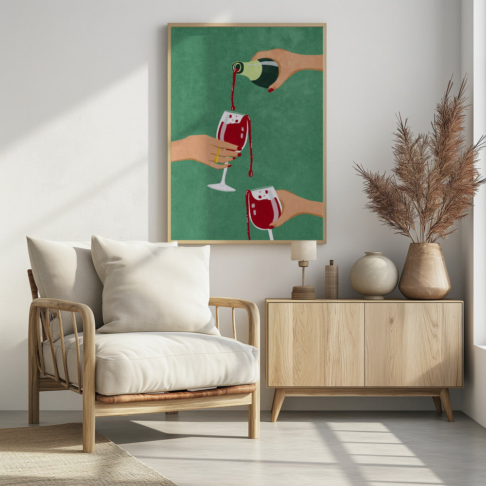 Cheers Girls - Poster / Art Print - interiör
