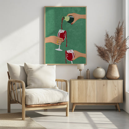 Cheers Girls - Poster / Art Print - interiör