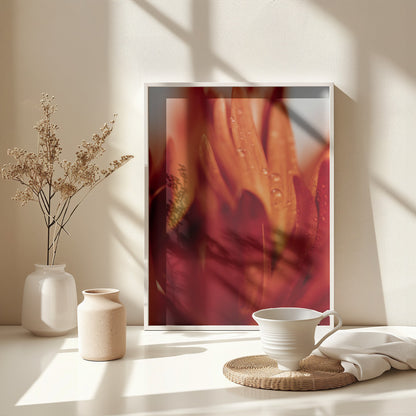 Red Flowers 03 - Poster / Art Print - interiör