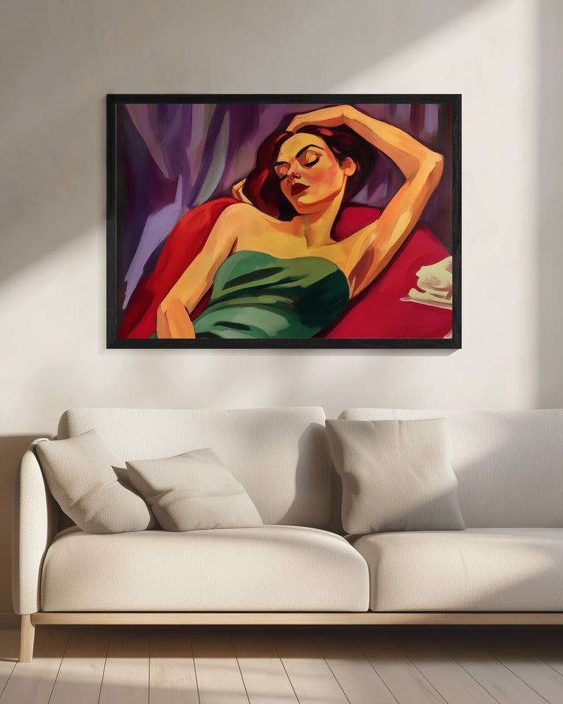 Exhausted - Poster / Art Print - interiör