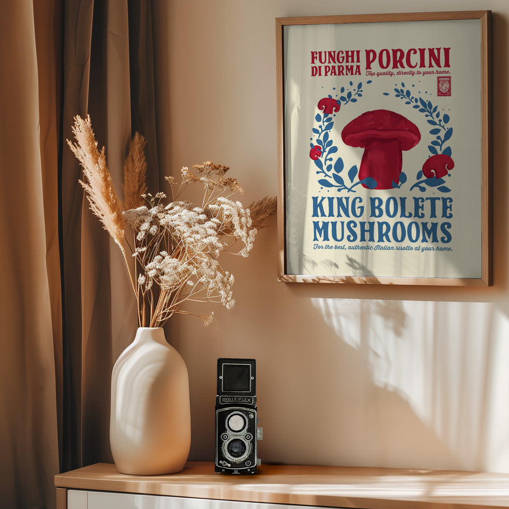 Porcini kitchen print - Poster / Art Print - interiör
