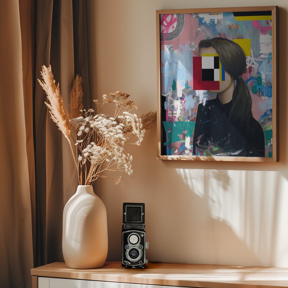 Girl 1 - Poster / Art Print - interiör