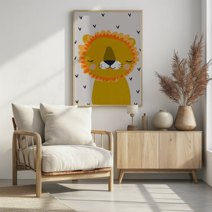 Little Lion - Poster / Art Print - interiör