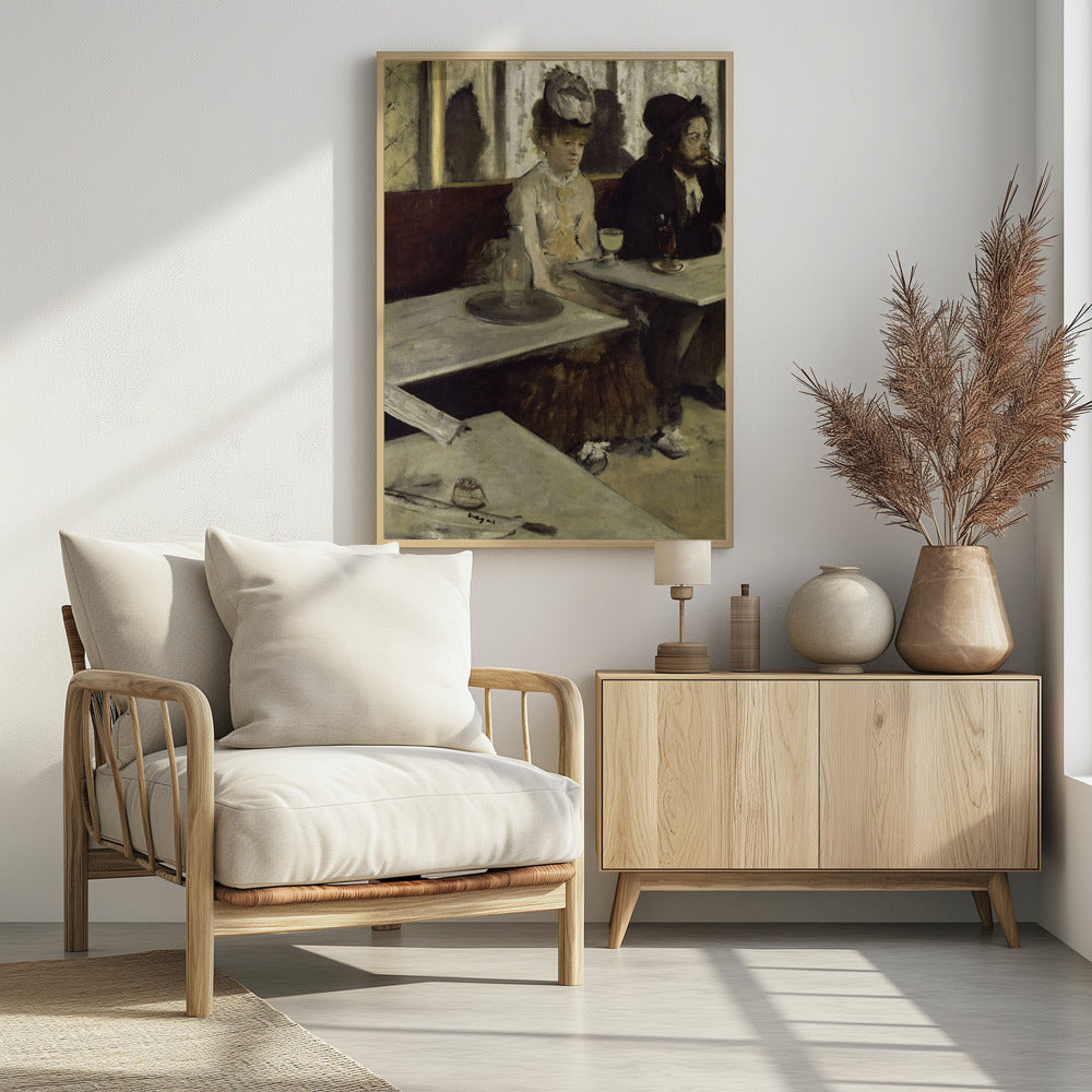 In a Café - Poster / Art Print - interiör