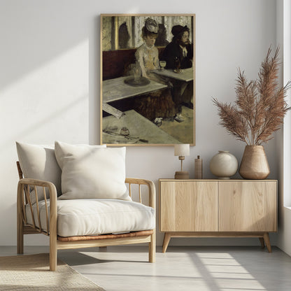 In a Café - Poster / Art Print - interiör