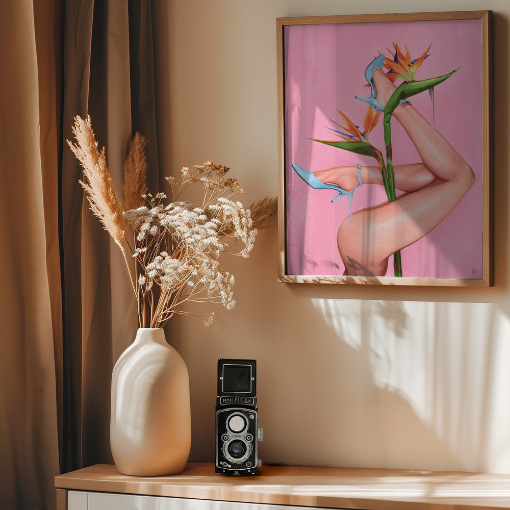 Bird of Paradise - Poster / Art Print - interiör