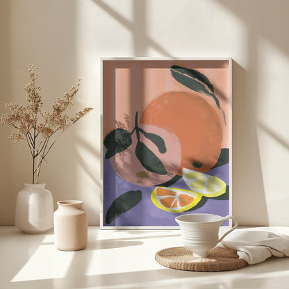 Fruity Summer No 3 - Poster / Art Print - interiör