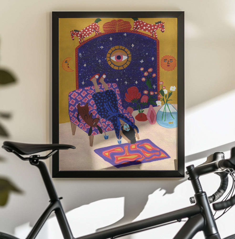 Day off from office - Poster / Art Print - interiör