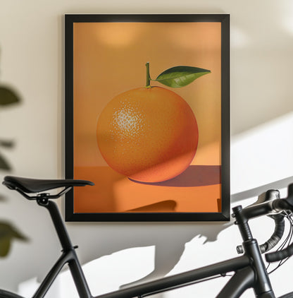 Orange - Poster / Art Print - interiör