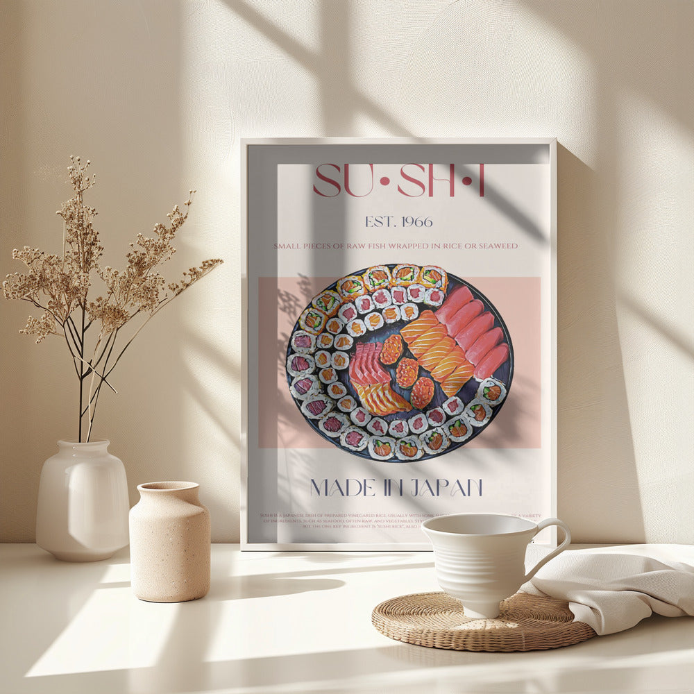 Sushi - Poster / Art Print - interiör