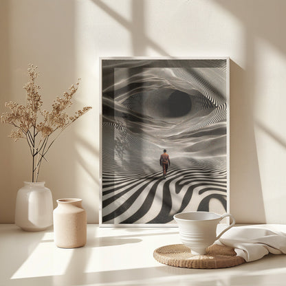 Op Art Journey - Poster / Art Print - interiör